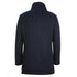 English Laundry Navy Slim Fit Wool Blend Short Coat with Detachable Full Zipper