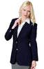 Executive Apparel Ultralux Women's Navy Blue Blazer Jacket
