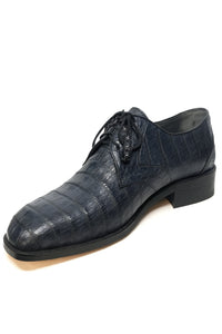Los Altos All-Over Crocodile Lace Up Dress Shoes