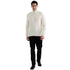 MENS OFF-WHITE PULLOVER TURTLENECK SWEATER