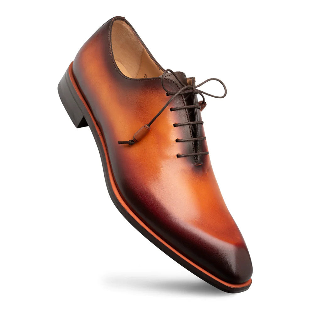 Dietro Whole Cut Oxford New Tan By Mezlan Made In Spain  display picture 1