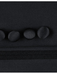 Black Tuxedo - Mens Wedding Suit - Solid Pattern Black Prom Suit