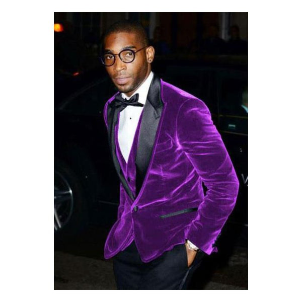 Men's Cheap Priced Big And Tall Purple Blazers Velvet - Mens Big and Tall Sport Coat - Sport Jacket