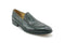 Ostrich Embossed Calfskin Slip-on Loafer Carrucci