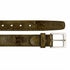 Belvedere Ostrich Leg Belt - Olive Luxury Shoe