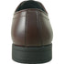 Bravo Mens Plain Round Toe Dress Oxford in Dark Brown - Men's Dress Shoes