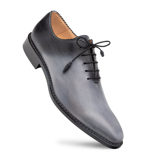 Barbaro Two-Tone Oxford Grey/Black By Mezlan Made In Spain Brand