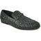 Bravo Mens Modern Glitter Sequin Prom Tuxedo Loafer in Black - Men's Dress Shoes