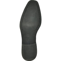 Bravo Mens Classic Plain Toe Slip on Patent Loafer Tuxedo Shoe in Black