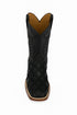 Los Altos Men's Black Matte Genuine Pirarucu Wide Square Toe Boot