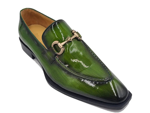 Patent Leather Buckle Loafer