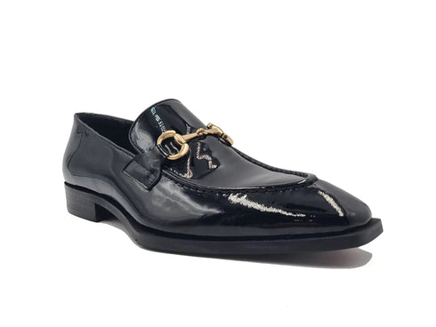 Patent Leather Buckle Loafer