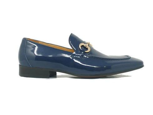 Patent Leather Horse Bit Loafer Carrucci