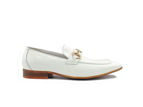 Patent Leather Horse Bit Loafer Carrucci