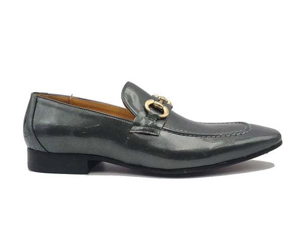 Patent Leather Horse Bit Loafer Carrucci