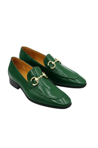 Carrucci Patent Leather Horse Bit Loafer