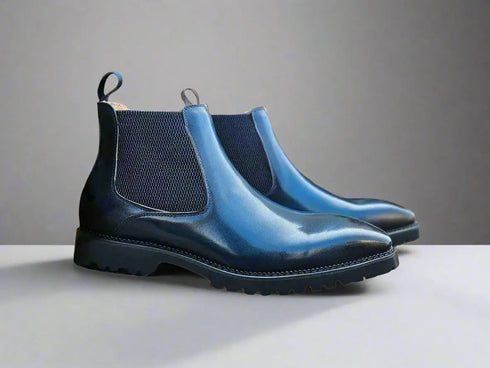 Patina Chelsea Boot Lug Sole Carrucci