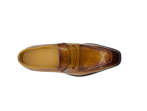 Patina Finished Penny Loafer