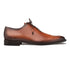 Cupula Patina Oxford Tan Leather Whole-Cut Calfskin Shoes By Mezlan Made In Spain Brand