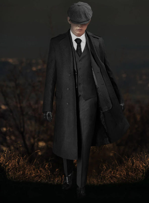 Thomas Shelby Peaky Blinders Charcoal Wool Suit