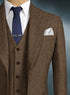 Thomas Shelby Peaky Blinders Brown Tweed Suit