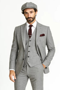 Peaky Blinders Suit - Vintage Gray Tweed