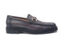 Pebble Leather Buckle Loafer Carrucci