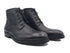 Pebble Leather lace-up boot with lightweight sole Carrucci