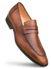 Calfskin Penny Loafer Cognac By Mezlan Made In Spain Brand