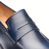 Calfskin Penny Loafer Navy By Mezlan Made In Spain Brand