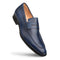 Calfskin Penny Loafer Navy By Mezlan Made In Spain Brand