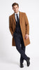 Men’s Brown Vicuna Overcoat – 3 Button Single Breasted Luxury Full Length Dress Coat
