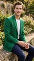 Executive Apparel Ultralux Men’s Kelly Green Blazer Jacket, Formal Sport Coat for Weddings and Events
