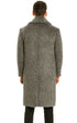 Pimp Coat - Gangster 1920s Look - Leopard Faux Fur Coat With Full Length - Vintage Coat