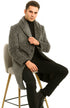 Pimp Coat - Gangster 1920s Look - Leopard Faux Fur Coat With Full Length - Vintage Coat