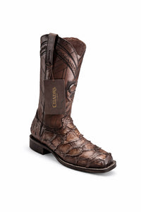 Pirarucu Square Toe Cowboy Boot