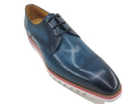 Carrucci Plain Toe Wing-tip Stitching Blucher style Oxford