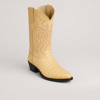 Botas de  Cocodrilo - Caiman Cola Horma Puntal- A