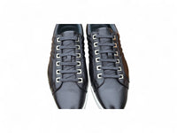 Primo Hand Burnished Leather Sneakers