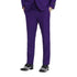 New Tazio Birdseye Textured Black Purple Tuxedo | Shawl Collar Satin Trim 3-Piece