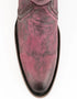 Ferrini Women's Stacey Round Toe Ankle Boots Handcrafted - Purple