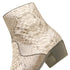 Los Altos Men’s Natural Genuine Python Snakeskin Leather Ankle Boots