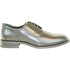 Bravo Mens Plain Round Toe Oxford Dress Shoe in Black