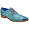 Belvedere Roberto Antique Aqua Genuine American Alligator  Calf Wingtip Oxford Shoes