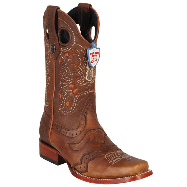 Wild West Men's Rage Square Toe Boot - VaqueroBoots.com