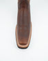 Los Altos Men's Rage Leather Walnut Square Toe EVA Sole Boot