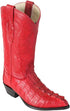 J Toe Cowboy Boots - J Toe Western Boots - Original Brown Caiman (Gator) Tail LeatherJ-Toe Boot