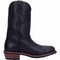 Dan Post Mens Albuquerque 12 Round Toe Black Leather Cowboy Boot