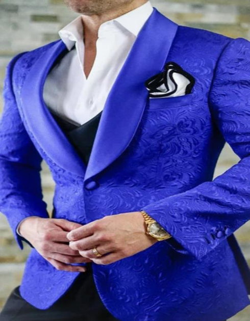 Blue Prom Suit For Men - Blue Homecoming Tuxedo  - Royal Blue