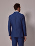 Mens Linen Suit For Beach Wedding - Summer  Slim Suit in Royal Blue